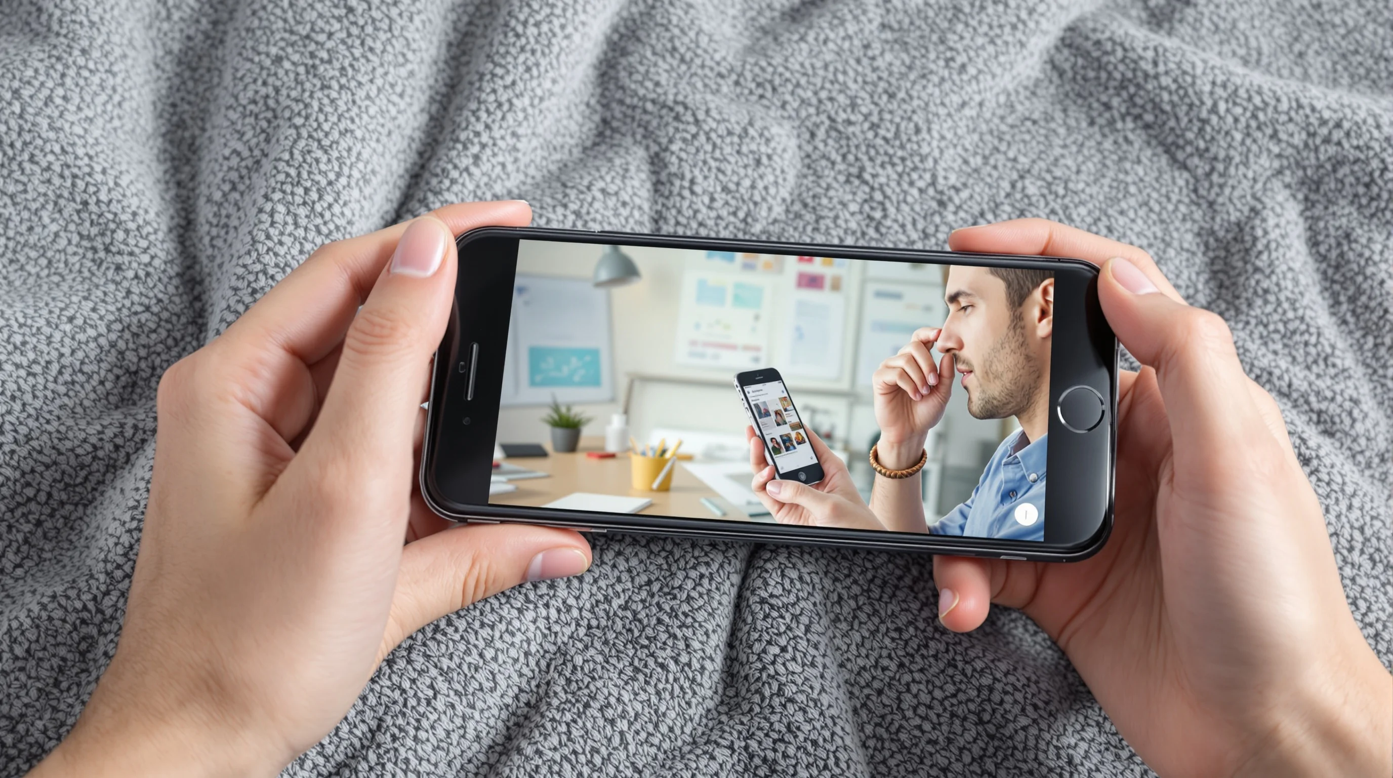 Vorher‑Nachher Beispiel: Handyfoto vs. KI‑generiertes Bewerbungsbild