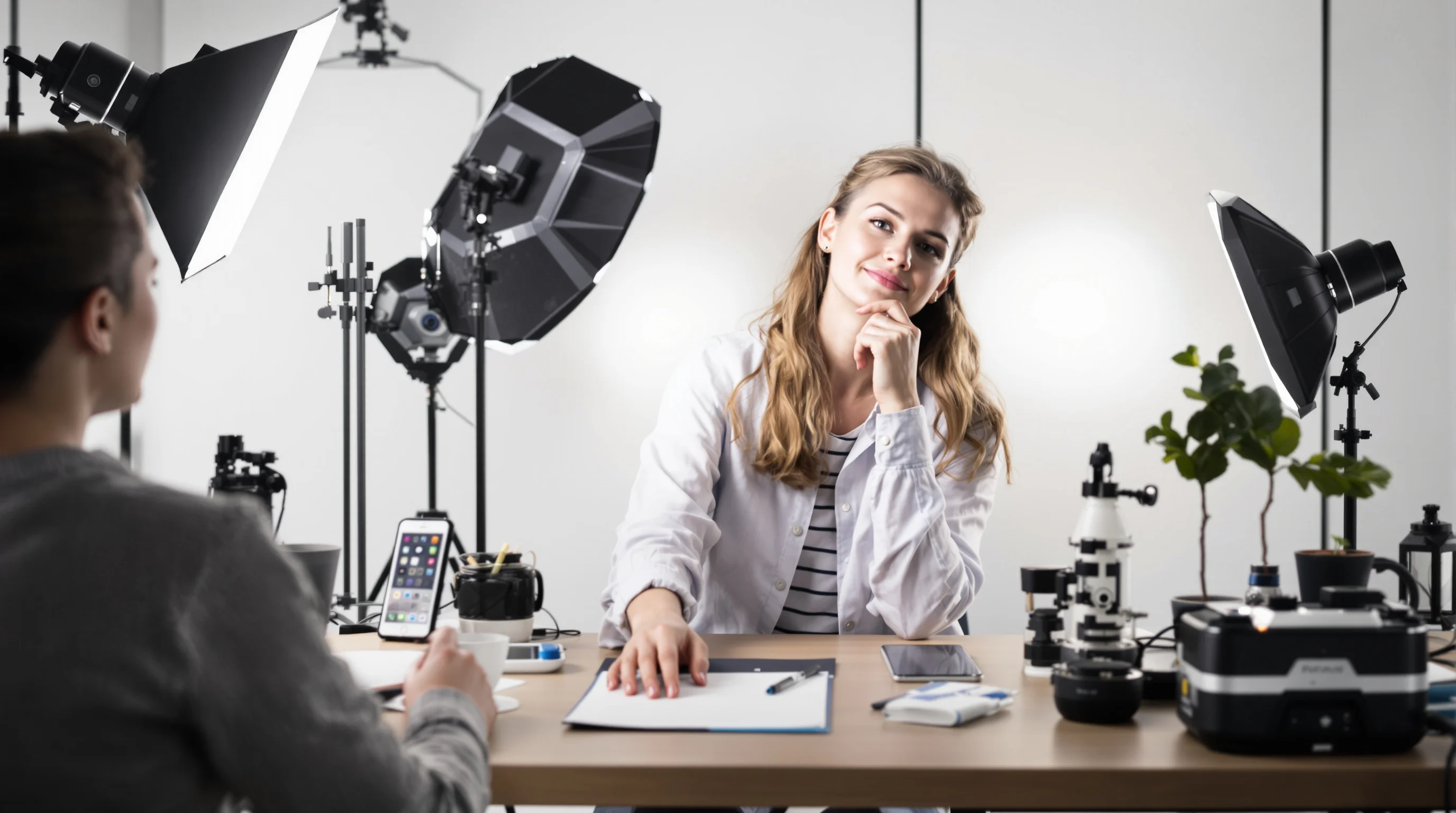 Vergleich: Smartphone, App und Fotostudio für Bewerbungsfotos