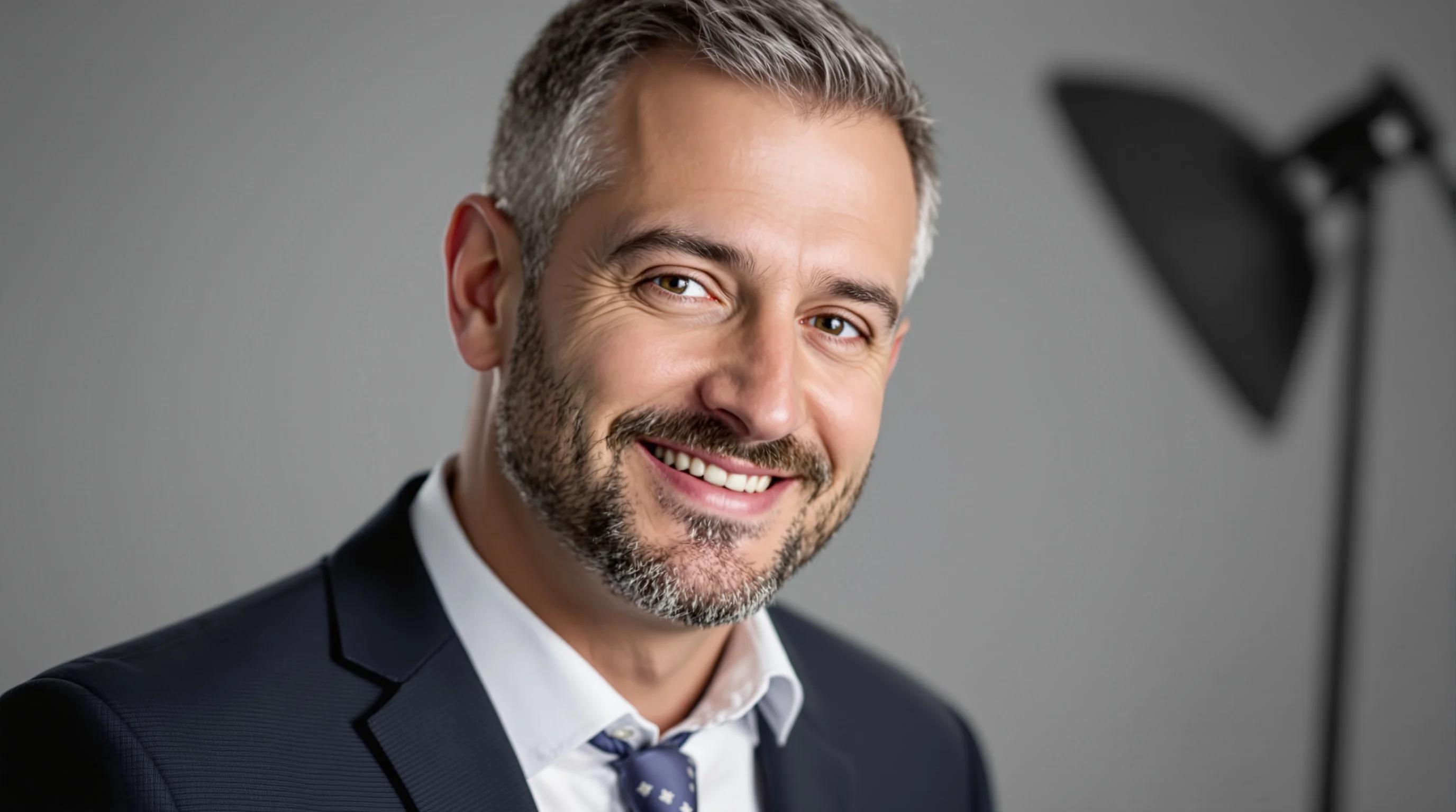 Vergleich: klassisches Foto-Studio und Smartphone mit KI-Bearbeitung.