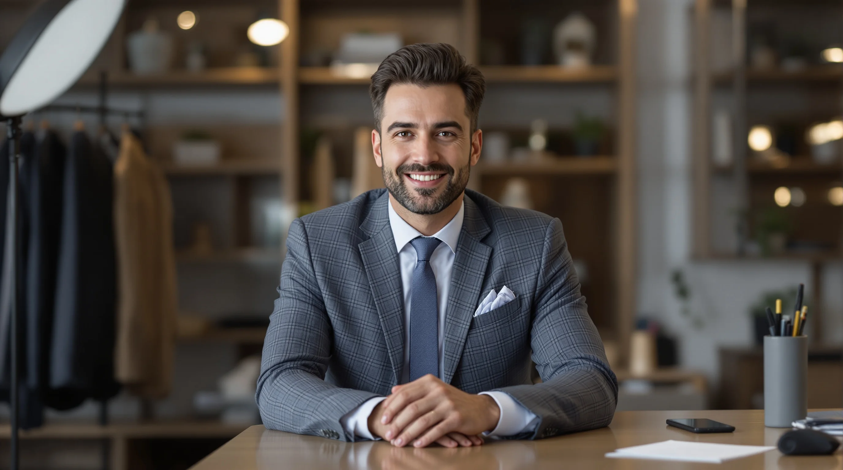 Vergleich: Mann im Anzug vs. Mann in Business Casual für Bewerbungsfotos