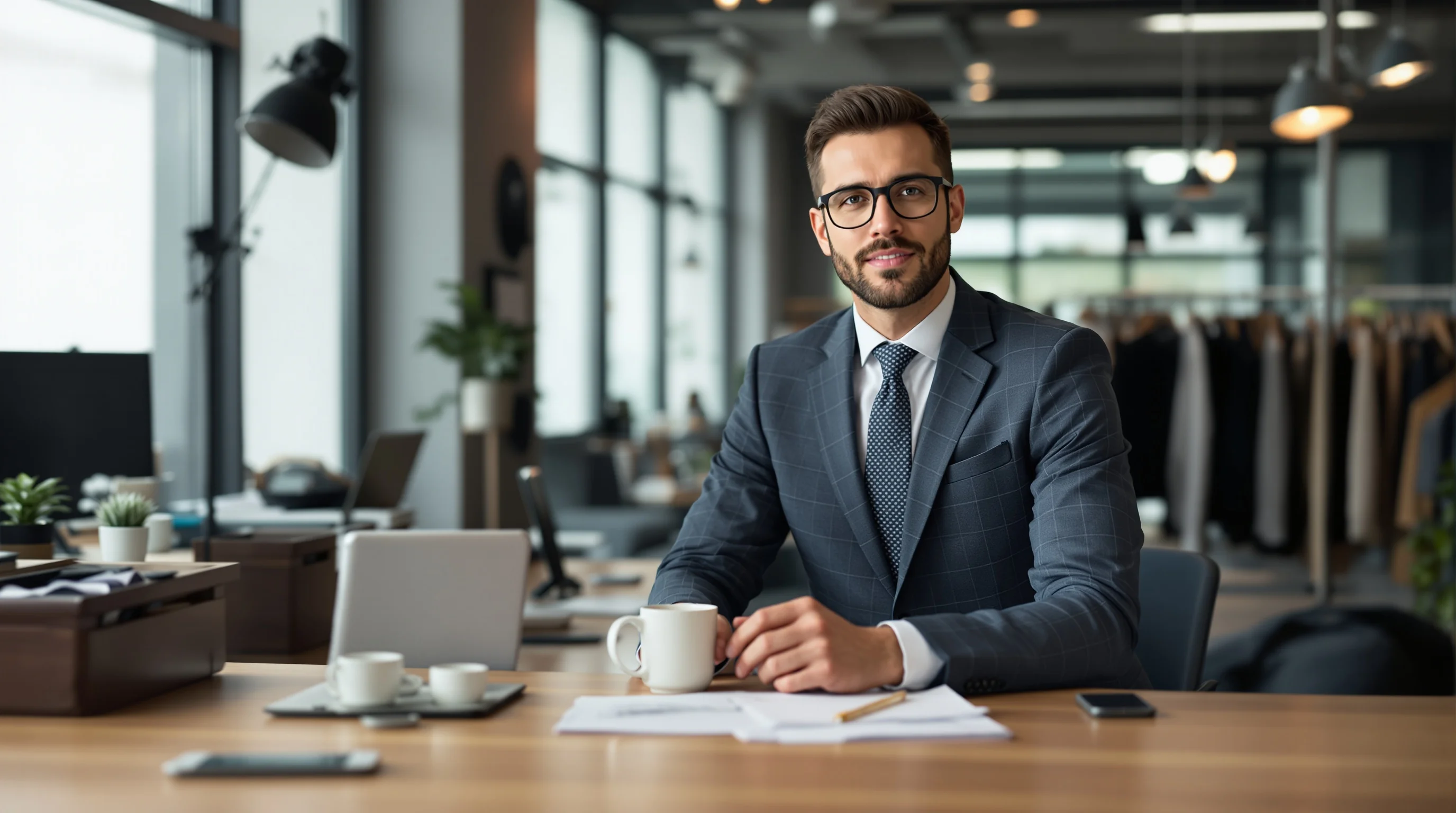Moderne Business Casual Looks und klassischer Anzug für Bewerbungsfotos