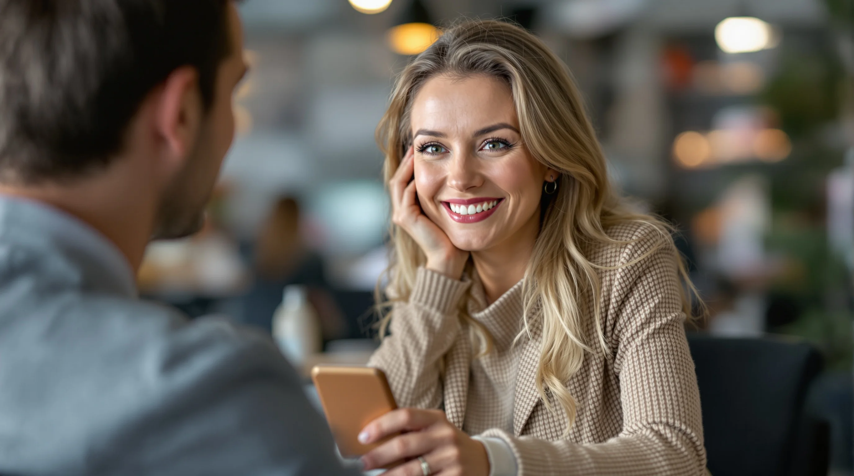 Beispielgalerie: Verschiedene Outfit- und Hintergrundvarianten von KI-generierten Bewerbungsfotos
