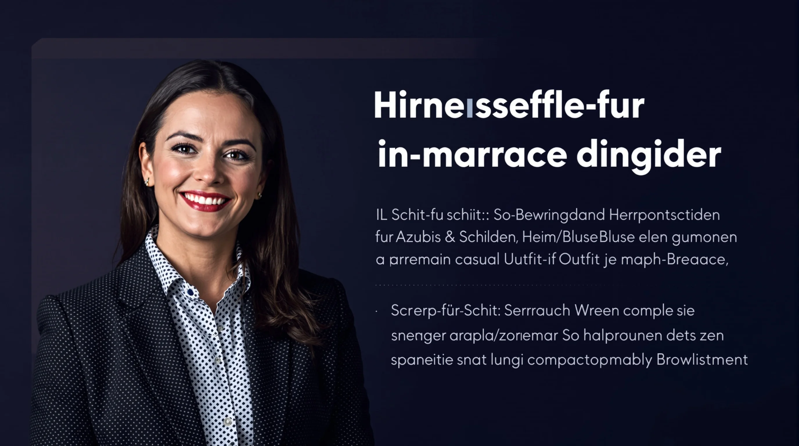 Vorher-Nachher-Vergleich eines KI-generierten Bewerbungsfotos