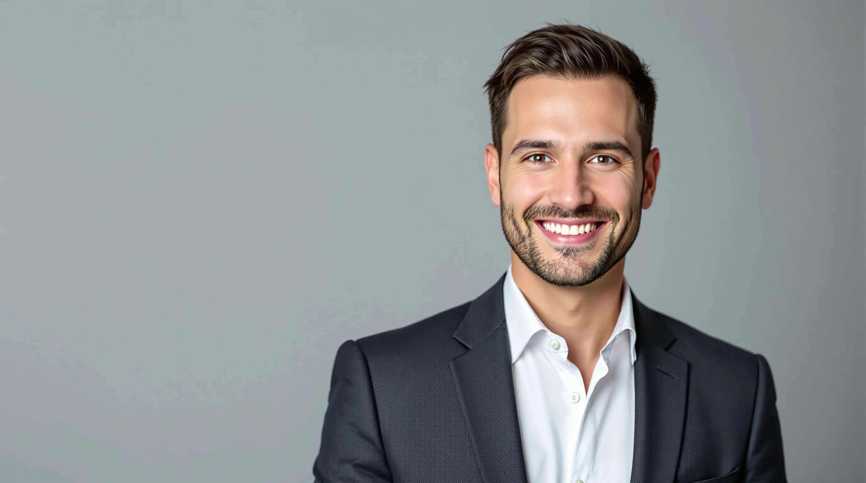 Beispiele: Verschiedene Outfits und Hintergründe für Bewerbungsfotos