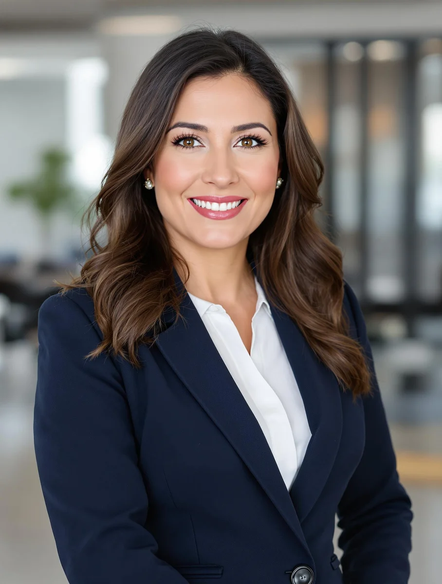 Zufriedene Kundin