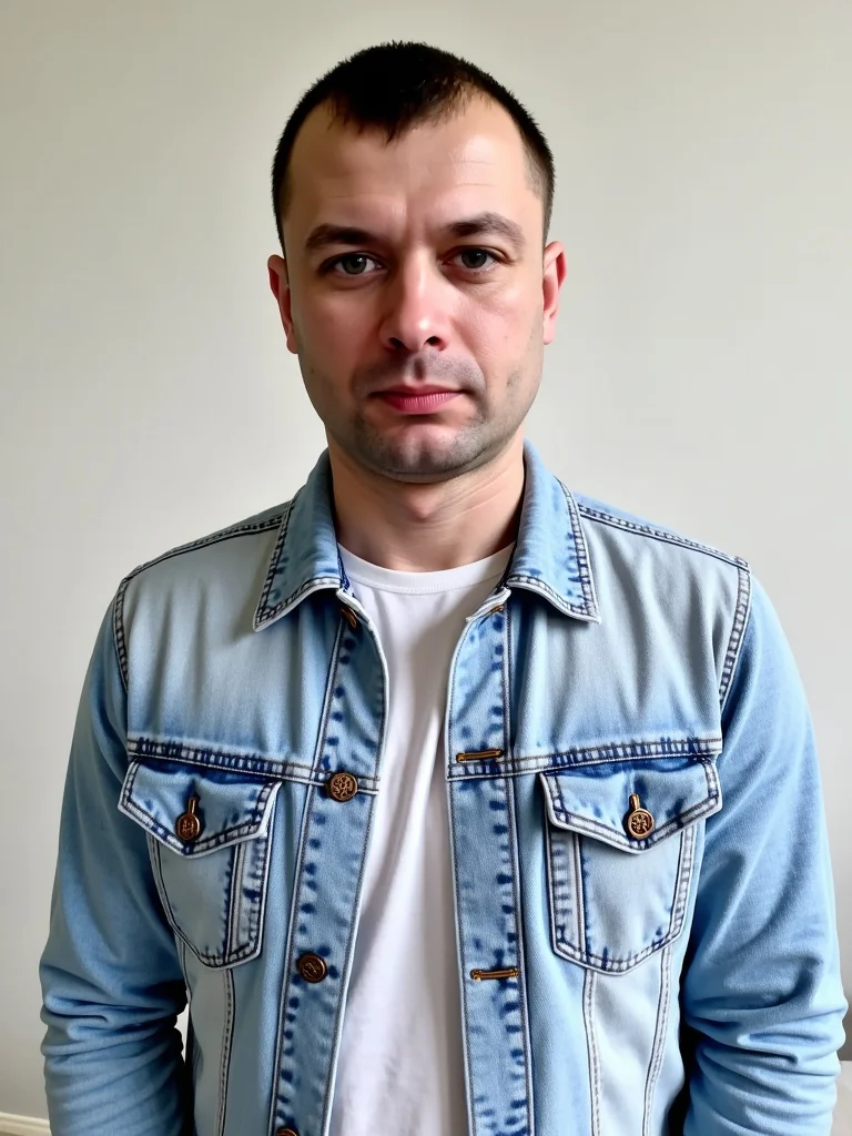 Hellblaue Jeansjacke