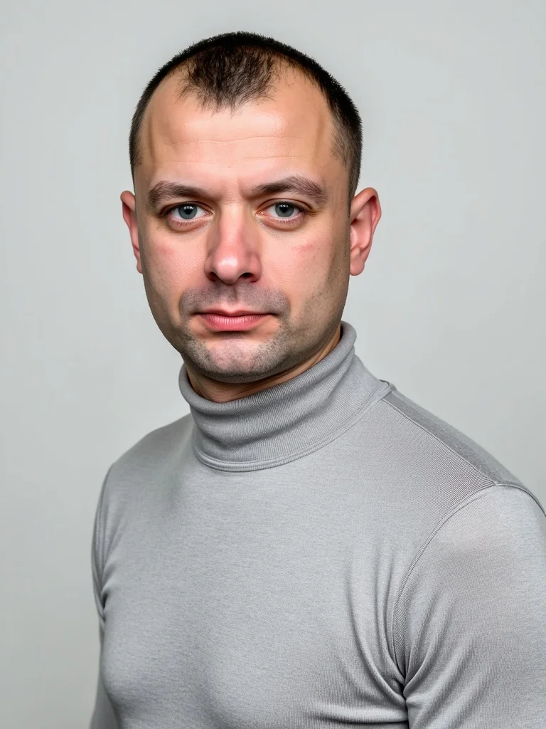Hellgrauer Rollkragenpullover